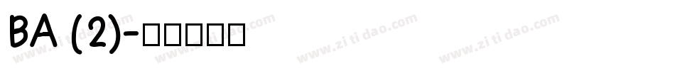 BA (2)字体转换